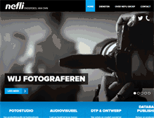 Tablet Screenshot of nefli.nl